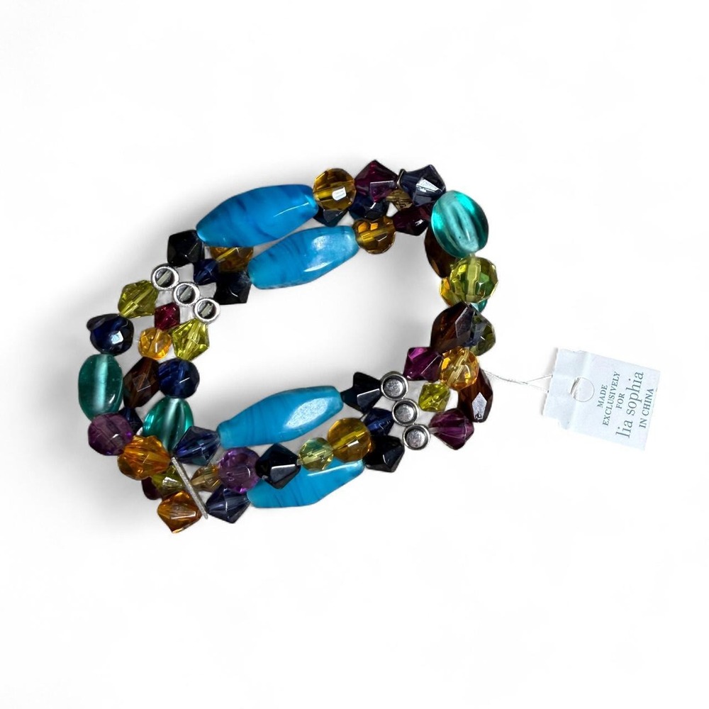 Lia Sophia Multicolor beaded bracelet